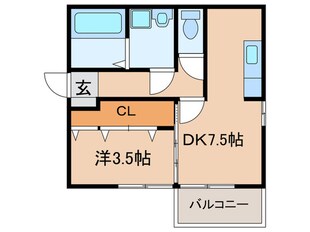 ディア・オーラの物件間取画像